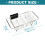 Multiuse Kitchen Dish Drying Rack With Variable Width-Black 5