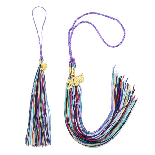 Regenbogen 2026 Abschluss-Quasten-Ornament mit-10PCS 1