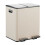 Dual Compartment Pedal Bin - 2x15L Capacity 1