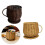 Space Saving Coffee Pods Organizer Holder Elegant-Dark brown 3