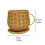 Space Saving Coffee Pods Organizer Holder Elegant-Dark brown 4