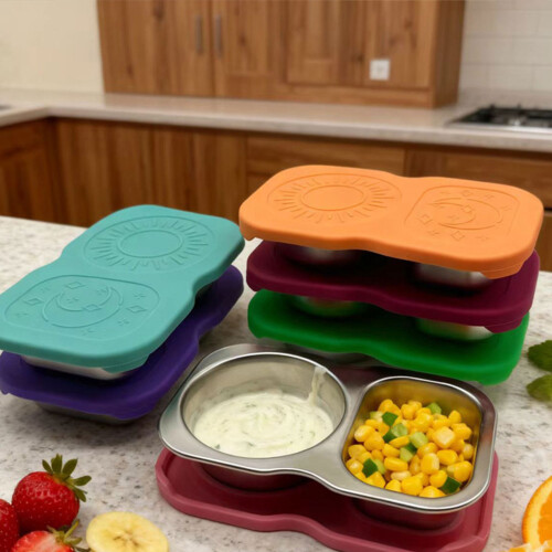 Multifunctional Nonrust Steel Sauce Holders Sturdy For-Green 2