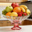 Glas-Snackschale mit französischem Charme, schönen-Grün-Rosa 5