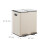 Pedaalemmer met twee compartimenten - 2x15L capaciteit 4