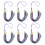 Rainbow Commencement Tassels With Year Charm Graduation-6PCS 1
