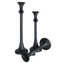 Iron Black Candlestick Holders Decorative Candle Stands-black2