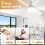 52cm Socket Ceiling Fans with Lights and Remote E27/B22 Socket for Bedroom 7