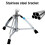 Black Padded Adjustable Drum Throne Seat with Maple Wood Drumsticks 5
