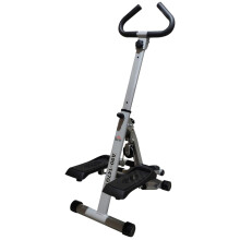 Stepper w/ Handle Hand Grip Home Gym Grey