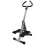 Stepper w/ Handle Hand Grip Home Gym Grey 1