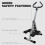 Stepper w/ Handle Hand Grip Home Gym Grey 5