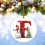 Christmas Tree Ornaments Red White 26-Piece 4