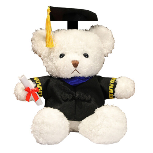 Doctor Graduation Bear Plush Blue 14 Inch 1