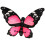 Butterfly Decorative Throw Pillow Plush Home Decor 15.7 x 6