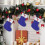 Kerstkousen met initialen, paars en wit, 26 stuks 2