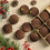 Christmas Tree Ornaments Flocked Brown Balls 12-Pack 8 cm 5