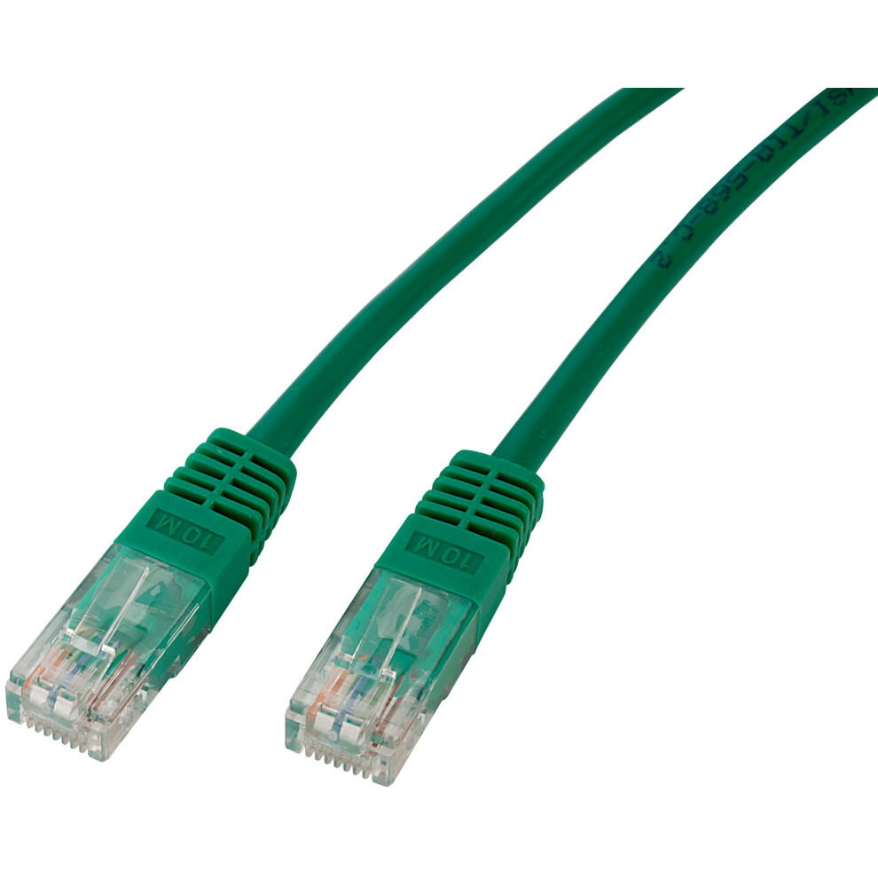 Truconnect Urt-610G 10M Cat5e Utp Moulded Lead Green 5055781222221