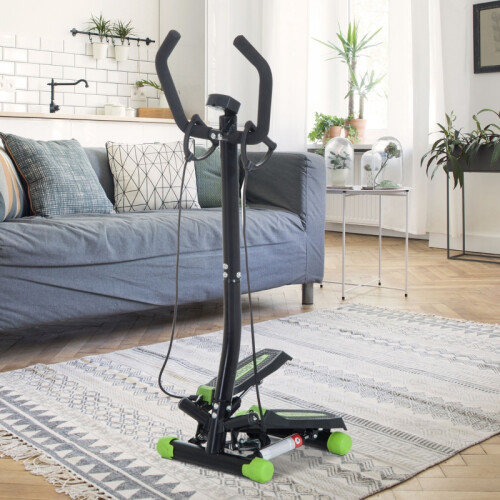 Twister Stepper w/ Resistance Bands, LCD,Handlebar 2