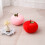 Red Apple-Shaped Pillow Soft Decorative Throw Pillow 31cm x 3