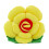 Gallickan blomma plyschkudde gul 31 cm 2