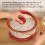 Récipient pratique à grains de riz avec poignée-Rouge S 7