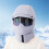Winter winddichte bivakmuts met opening voor bril, unisex 2