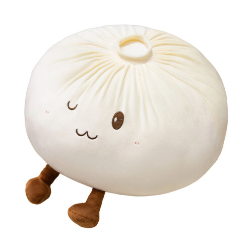 Appetizing Looking Bread Pillow Warm And Pleasant For-White