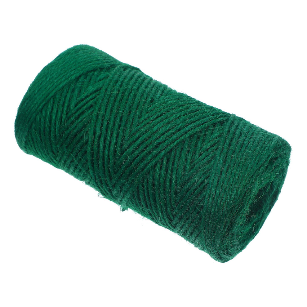 Natural Jute Twine Rope Â 100M Green Craft & Garden String 9009879744252