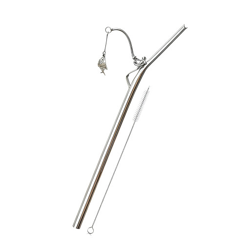 Fishing Theme Drinking Straw Metal Straw For Beverages-single