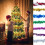 Dunne glitter slinger van lametta, 2 meter x 6 stuks 1