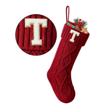 TETOU Personalized Red Christmas Stockings 18"