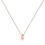 Halsband med initialer i 925 sterlingsilver, 40 cm 1