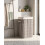 Beliani Laundry Basket with Lid TRANCURA Fabric Grey 72 L 2