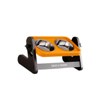 Ergonomic Dog Bowls With Height Adjustable And-Orangecolor 2