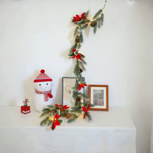 Weihnachtsgirlande, 2 m lang, mit 20 LED-Lichtern 2