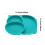 Ensemble d'assiettes pour bébé en silicone en forme de cheval 2
