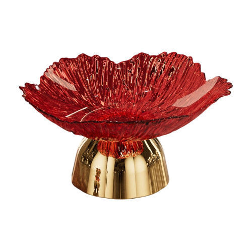 Practical Elevated Snack Tray Serving Dish Featuring-China RedG