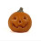 Halloween blow mold pumpkin light orange plastic Jack O 4
