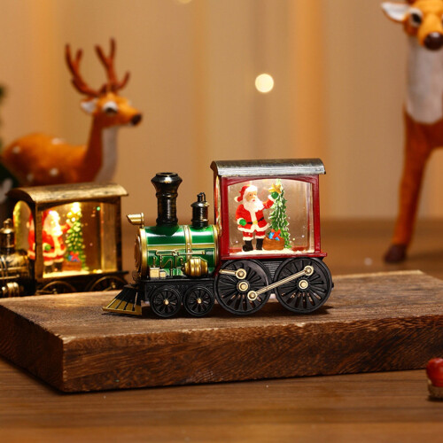 Juletog Snekugle Lanterne med LED-lys 2