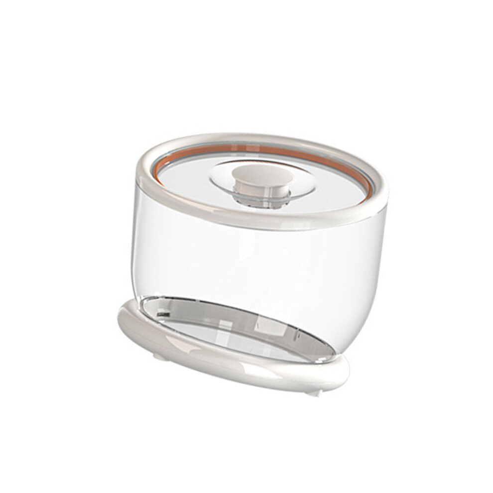Plastic Airtights Rice Storage Container With Clear-White S 7751001403965