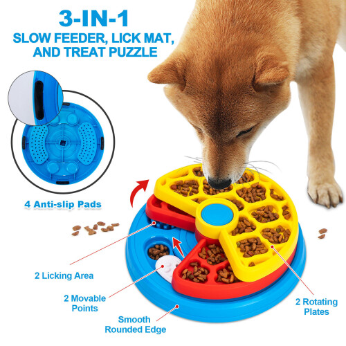 Duurzame kunststof Slow Feed Canine 1
