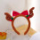 Χριστουγεννιάτικα κλιπ μαλλιών για κορίτσια – Εορταστικά βελούδινα κλιπ μαλλιών 5