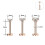 12 τεμάχια καρφιά Labret Push-In 16G με κυβικό ζιρκόνιο 2