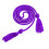 Cordões de formatura de rayon roxo 4