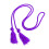 Cordões de formatura de rayon roxo 5