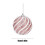 Christmas Tree Ornaments Pink Glitter Sequin Balls 2pcs 3