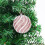 Christmas Tree Ornaments Pink Glitter Sequin Balls 2pcs 4