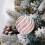 Christmas Tree Ornaments Pink Glitter Sequin Balls 2pcs 6