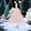 30cm White Mini Christmas Tree – Tabletop Decoration 3