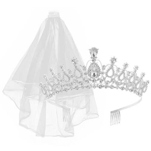 Tiara ja huntupäähine strasseilla, tylli 2